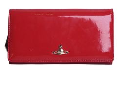 Vivienne Westwood Continental Wallet, Patent, Red, MII, 2*
